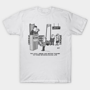 Late Library Book T-Shirt